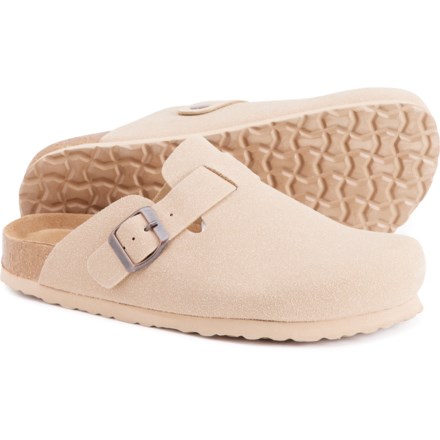 Cushionaire Hana Clogs - Open Back (For Women) in Sand