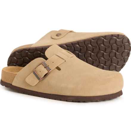 Cushionaire Hana Open-Back Clogs - Suede (For Women) in Biscuit