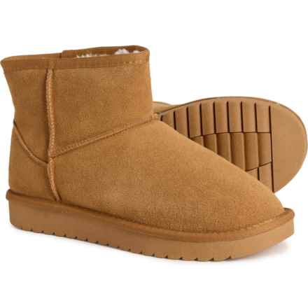 Cushionaire Hipster Ankle Boots - Suede (For Women) in Chesnut