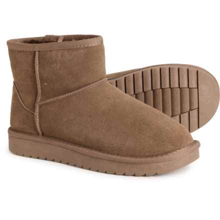 Cushionaire Hipster Ankle Boots - Suede (For Women) in Taupe