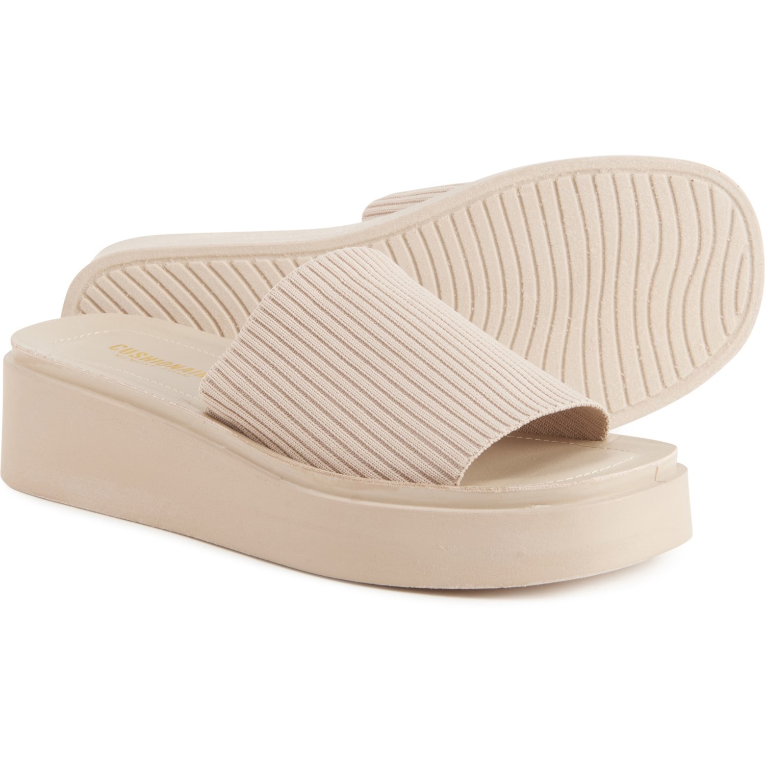 Cushionaire Pim Wedge Slide Sandals (For Women) Save 35