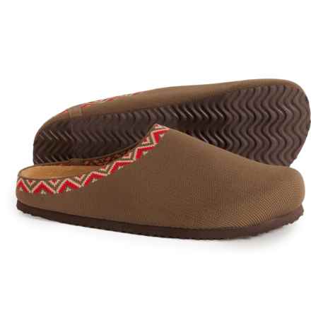 Cushionaire Swiss Knit Clogs (For Women) in Brown