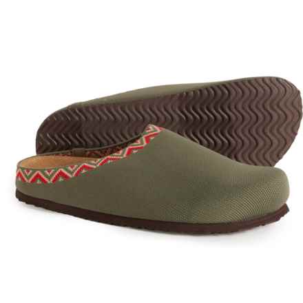 Cushionaire Swiss Knit Clogs (For Women) in Olive