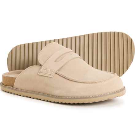 Cushionaire Zola Open-Back Clogs - Suede (For Women) in Biscuit