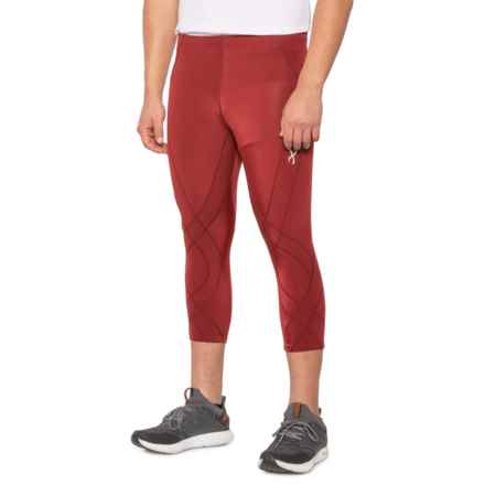 CW-X Endurance Generator Compression 3/4 Tights (For Men) in Syrah