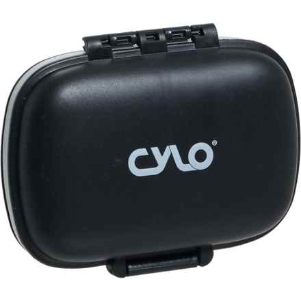 CYLO Travel Pro Pill Organizer Case in Black