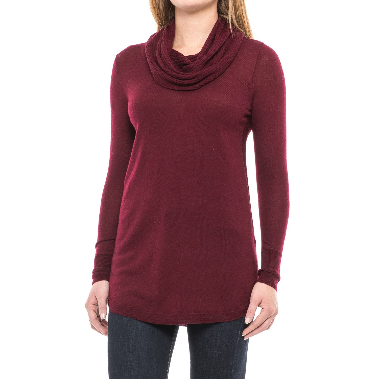 Cynthia Rowley Cowl Neck Tunic Sweater (For Women) - Save 48%