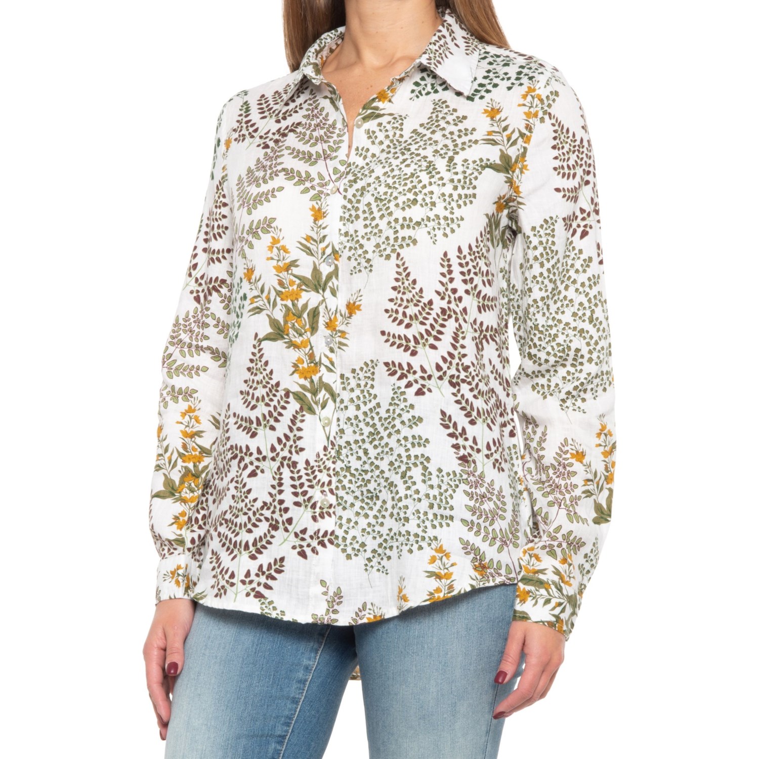Cynthia Rowley Linen Button-Down Shirt (For Women) - Save 23%