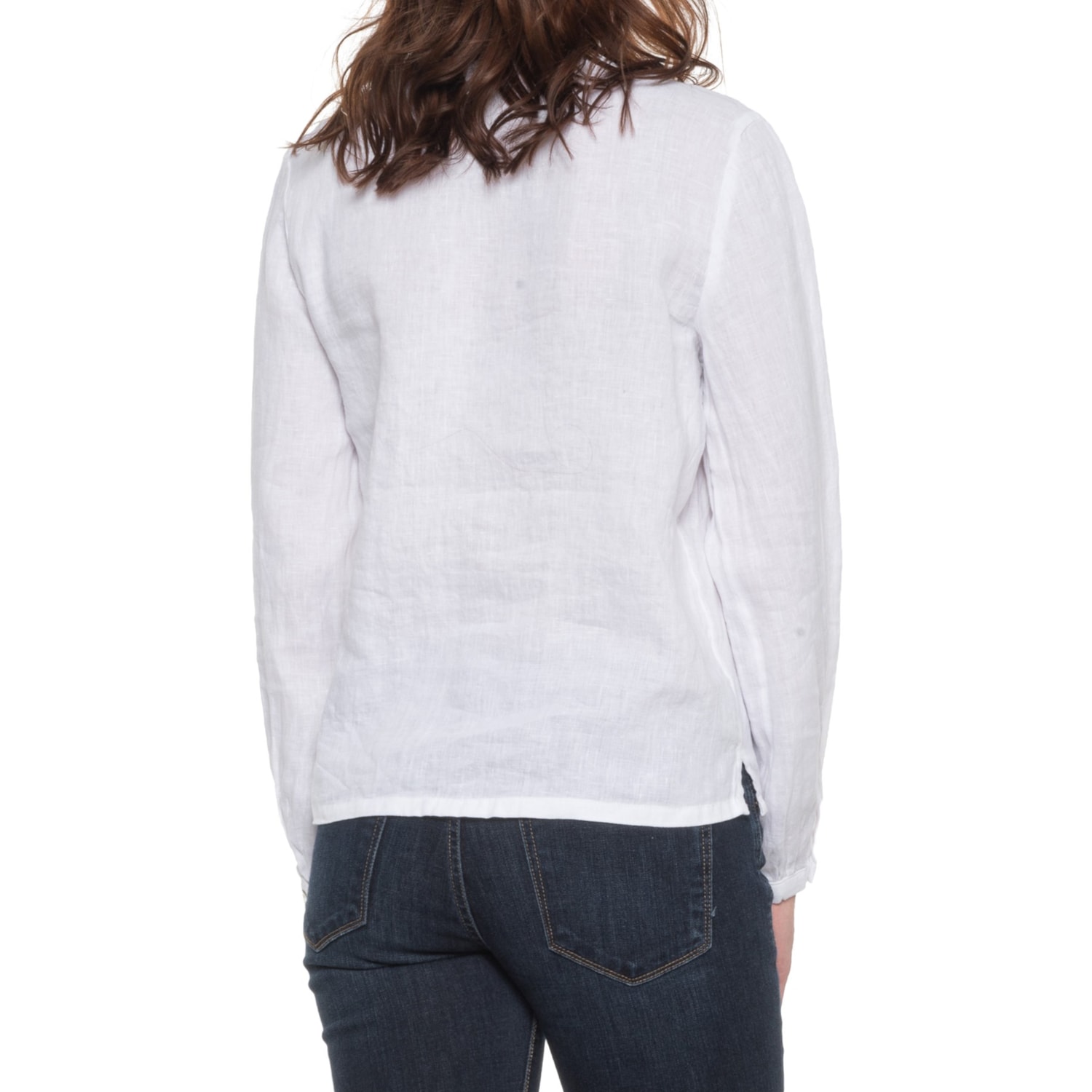 Cynthia Rowley Mandarin Collar Smocked 