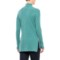 218KJ_2 Cynthia Rowley Mock Neck Cashmere Sweater (For Women)