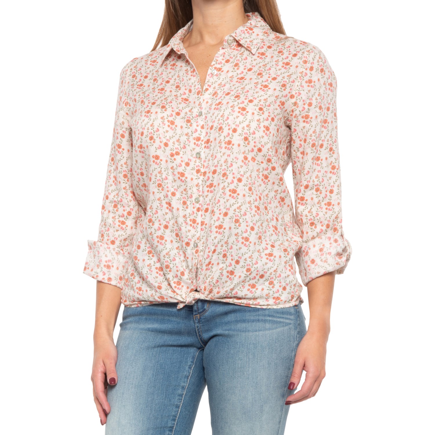 Cynthia Rowley Printed Button-Down Shirt (For Women) - Save 23%