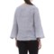 346RX_2 Cynthia Rowley Striped Linen Shirt - Long Bell Sleeve (For Women)