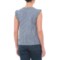 346UU_2 Cynthia Rowley Yarn-Dyed Gingham Linen Shirt - Scoop Neck, Sleeveless (For Women)