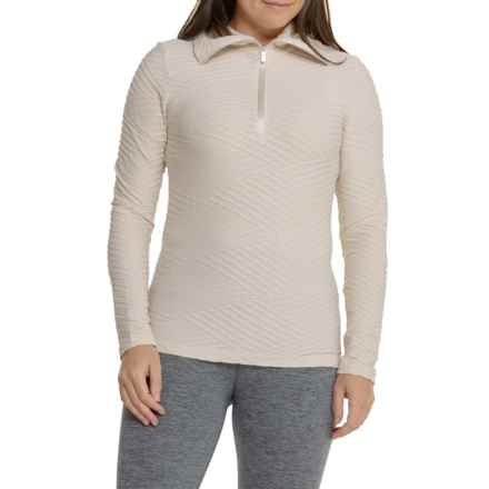 DAILY SPORTS Florence Roll Neck Golf Shirt - Long Sleeve in Raw