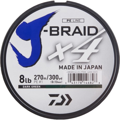 Daiwa J Braid X4 Braided Line 8 Lb Save 52