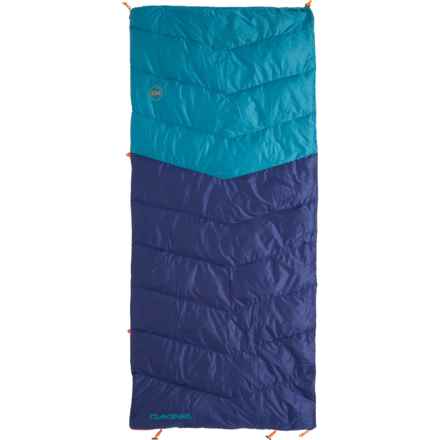 DaKine 30° F Onyx Series Down Sleeping Bag - Rectangular in Naval Academy/Vibrant Orange