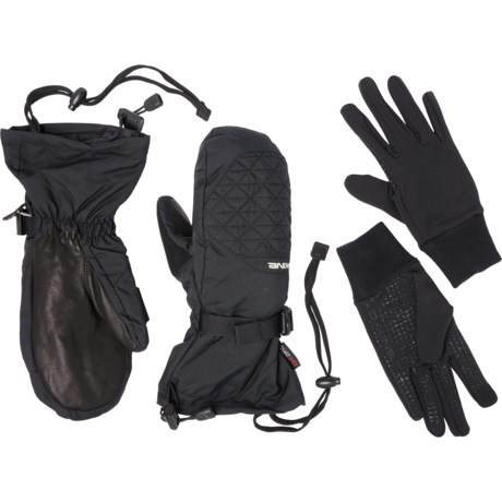 DaKine Camino Mittens - Waterproof, Insulated, Leather (For Women) in Black