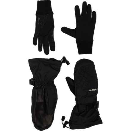 DaKine Camino Mittens - Waterproof, Insulated, Leather in Black