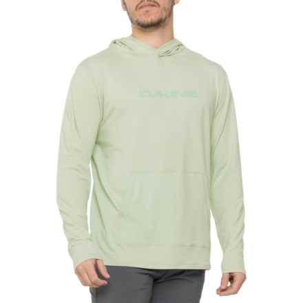 DaKine Chest Logo Hooded Rash Guard - UPF 50+, Long Sleeve in Seafoam