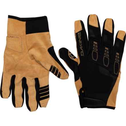 DaKine Cross-X Bike Gloves - Touchscreen Compatible (For Men) in Black/Tan