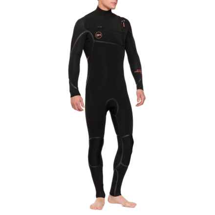 DaKine Cyclone Chest Zip Full Wetsuit - 4, 3 mm, Long Sleeve in Black
