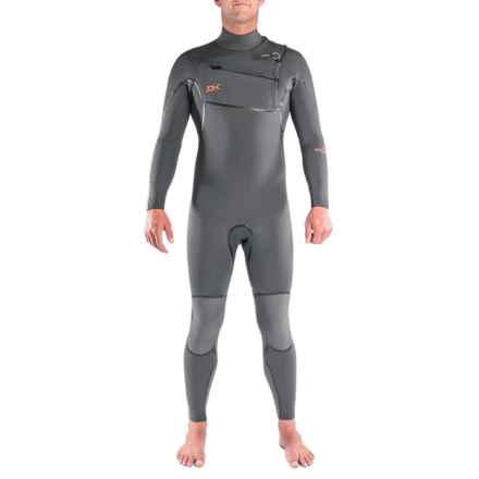 DaKine Cyclone Chest Zip Full Wetsuit - 4, 3 mm, Long Sleeve in Graphite/Orange