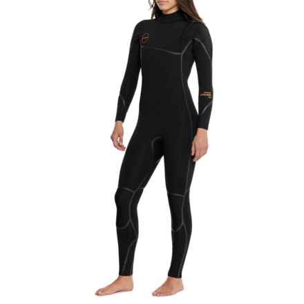 DaKine Cyclone Zip Free Full Wetsuit - 4, 3 mm, Long Sleeve in Black