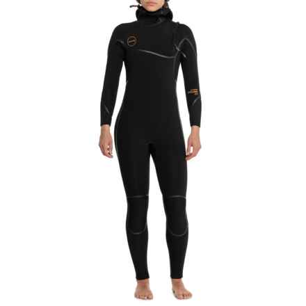 DaKine Cyclone Zip Free Hooded Wetsuit - 5, 4 mm, Long Sleeve in Black