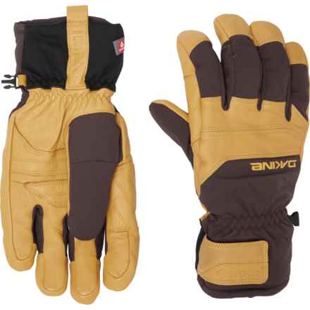 DaKine Excursion Gore-Tex® PrimaLoft® Ski Gloves - Waterproof, Insulated (For Men) in Tan/Mole