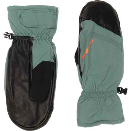 DaKine Fillmore Gore-Tex® Short Mittens - Waterproof, Insulated in Dark Forest/Orange