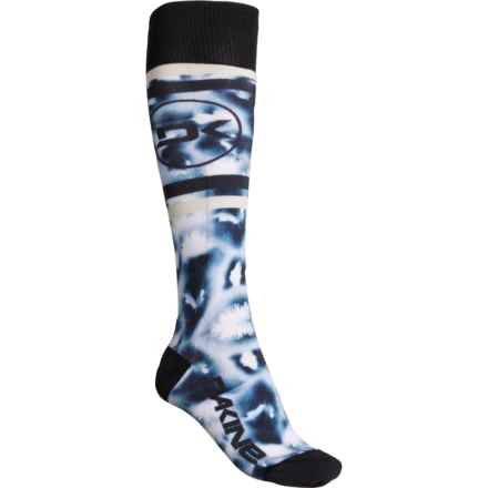 DaKine Freeride Socks - Over the Calf (For Women) in Dandelions Black