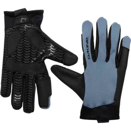 DaKine Full Finger Fishing Gloves - UPF 50 in Vintage Blue