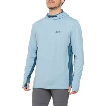 DaKine Full Mission Gaiter Rash Guard Hoodie - UPF 50+ in Forget Me Not