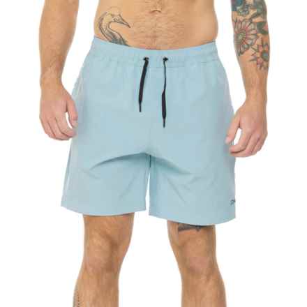 DaKine High-Performance Volley Shorts - UPF 50+, 7.5”, Built-In Liner Shorts in Forget-Me-Not