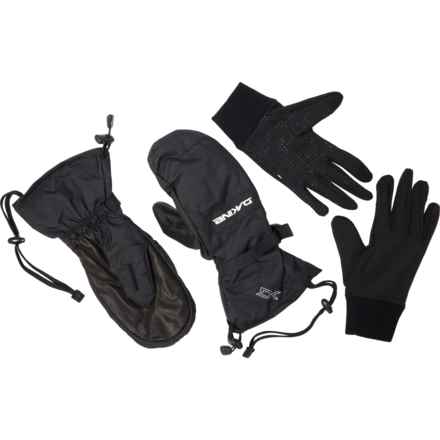 DaKine Leather Scout Mittens - Waterproof, Insulated in Black