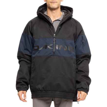 DaKine Legion Anorak Coat - Waterproof, Insulated, Zip Neck in Black