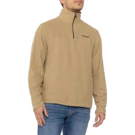 DaKine Luxe Fleece Zip Neck Shirt - Long Sleeve in Stone