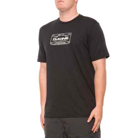 DaKine Method T-Shirt - UPF 20+, Short Sleeve in Black Peak To Peak