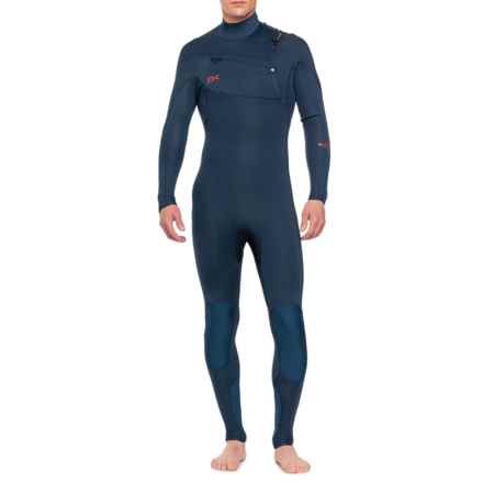 DaKine Mission Chest Zip Full Wetsuit - 4,3 mm, Long Sleeve in Ink Blue/Port