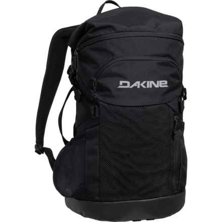 DaKine Mission Surf 30 L Roll-Top Backpack - Black in Black