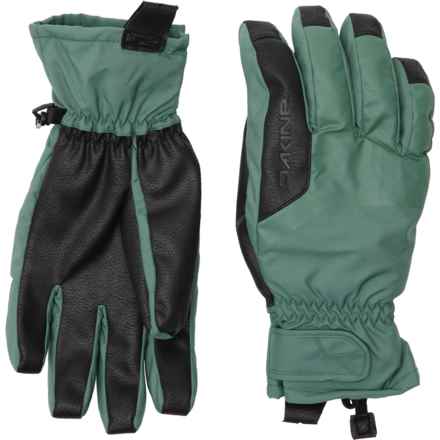 DaKine Nova Short Ski Gloves - Waterproof, Insulated in Dark Forest/Orange