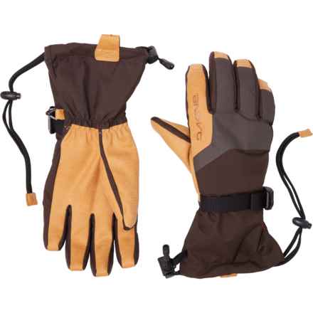 DaKine Nova Ski Gloves - Waterproof, Insulated (For Men) in Tan