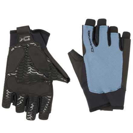 DaKine Open Finger Fishing Gloves - UPF 50 in Vintage Blue