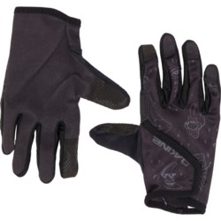 DaKine Prodigy Bike Gloves - Touchscreen Compatible (For Boys and Girls) in Black/White Comic