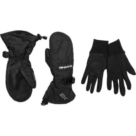 DaKine Scout Mittens with Removable Liners - Waterproof, Insulated (For Men) in Black