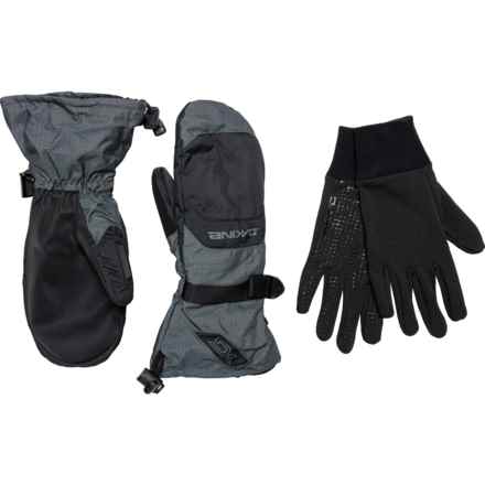 DaKine Scout Mittens with Removable Liners - Waterproof, Insulated (For Men) in Carbon