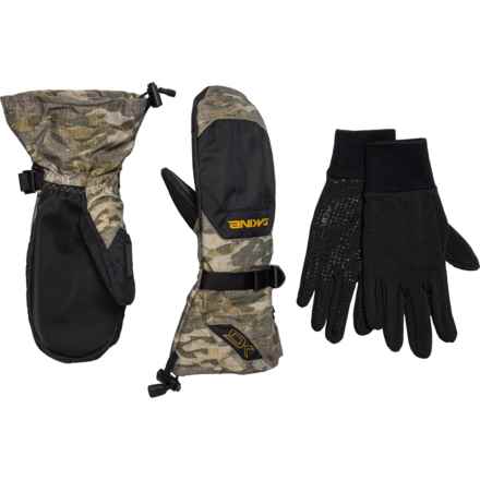 DaKine Scout Mittens with Removable Liners - Waterproof, Insulated (For Men) in Vintage Camo