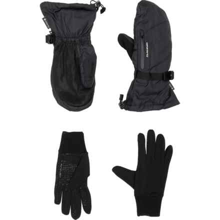 DaKine Sequoia Gore-Tex Mittens - Waterproof, Insulated, Leather, Removable Liner in Black