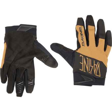 DaKine Syncline Bike Gloves - Touchscreen Compatible (For Men and Women) in Black/Tan
