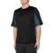 DaKine Syncline Cycling Jersey -  UPF 40+, Short Sleeve in Galactic Blue